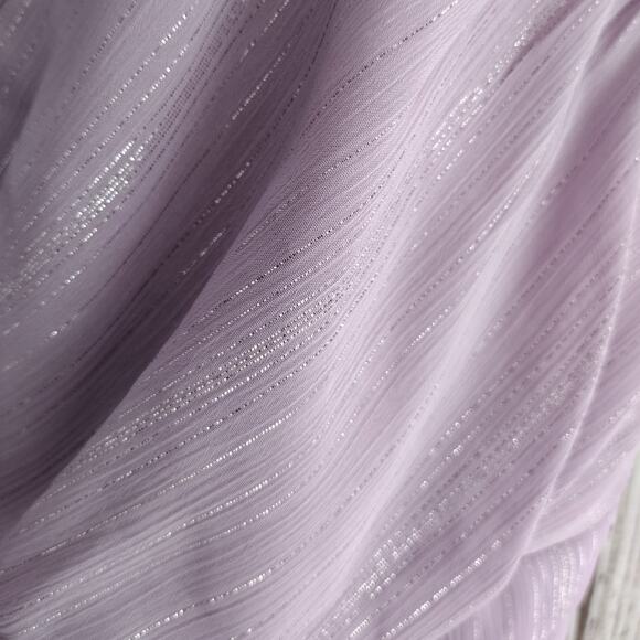 Studio 1940 NEW VTG Y2K FAIRY Purple Silver Shimmer VNeck Tank 20 Plus GOING OUT - Picture 2 of 9
